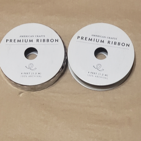 NWT American Crafts Premium Printed Ribbon Bundle Qty 6 - Picture 10 of 15